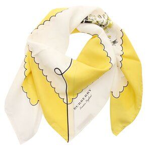 NWT Burberry Silk Scarf – London Architecture Print